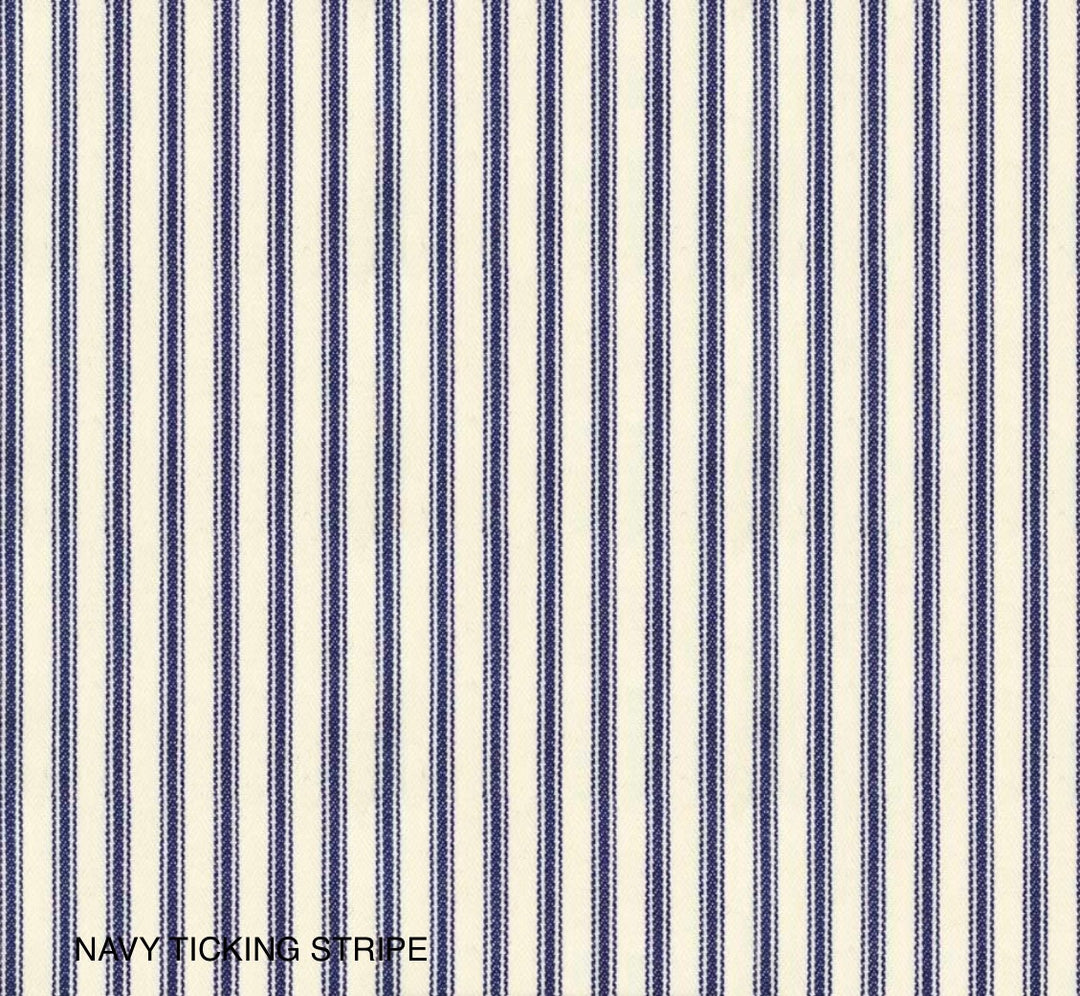 Navy ticking stripe 