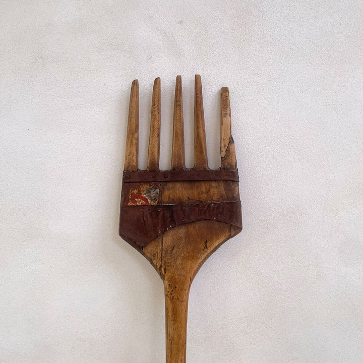 Antique Wooden Fork NO:02