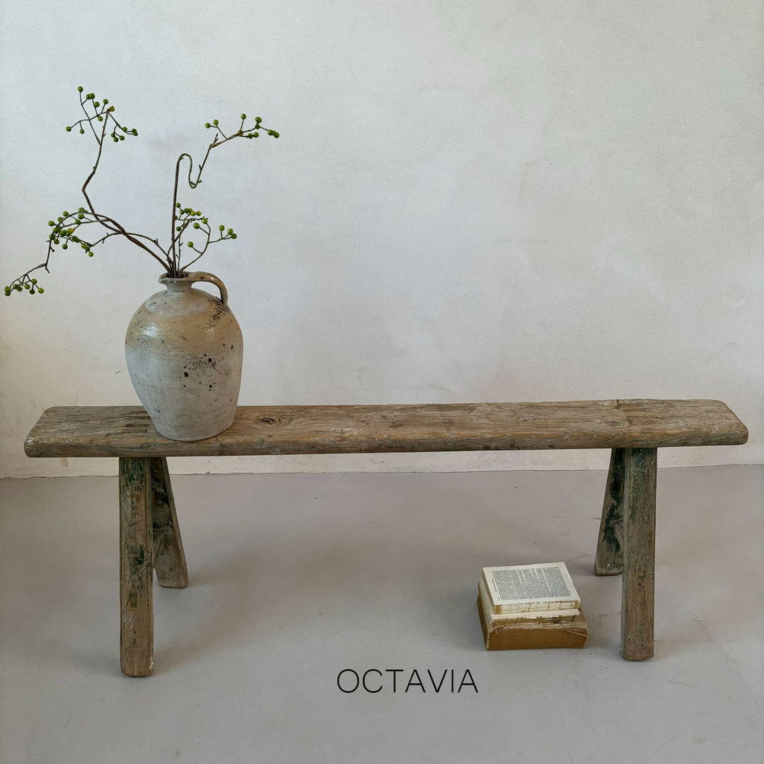 Extra Long Rustic Antique Bench | 122 to 150cm long