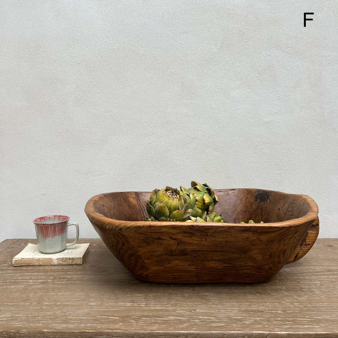 Oblong Antique Dough Bowls original