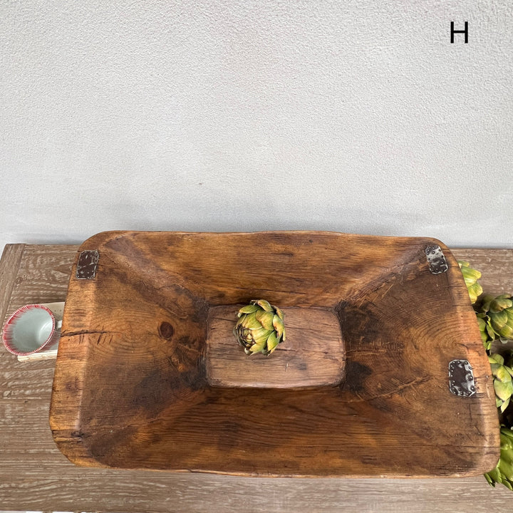 Oblong Antique Dough Bowls original