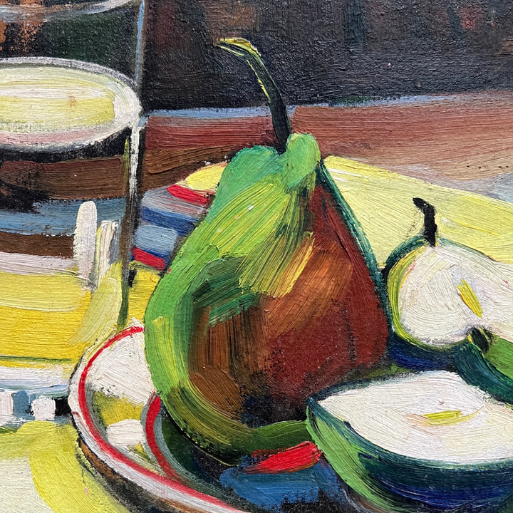 Oil Painting On Board | Petit Dejeuner