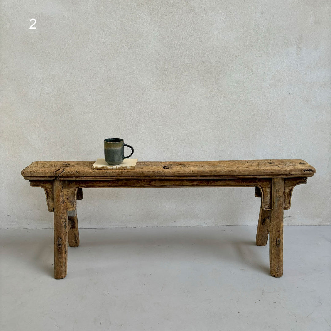 Oriental Antique Wooden Bench – Home Barn