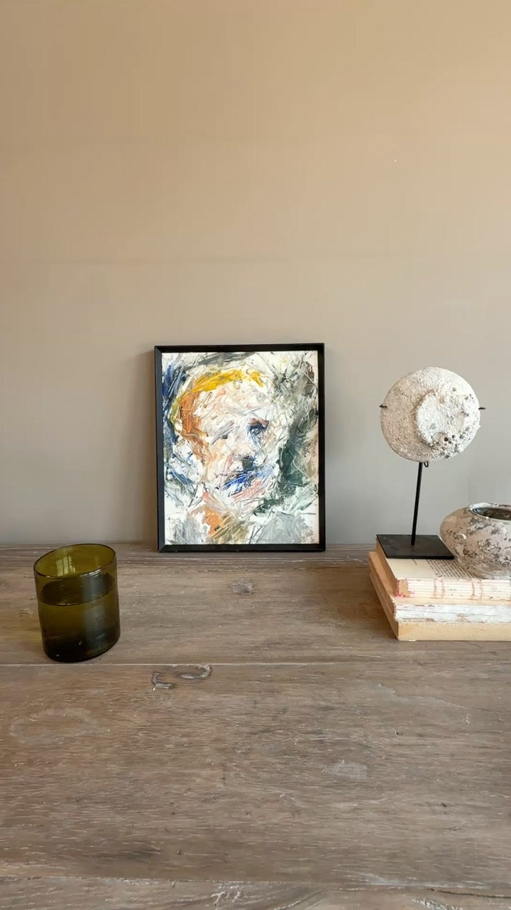 Original Felix Robins Abstract Oil Painting | Billancourt