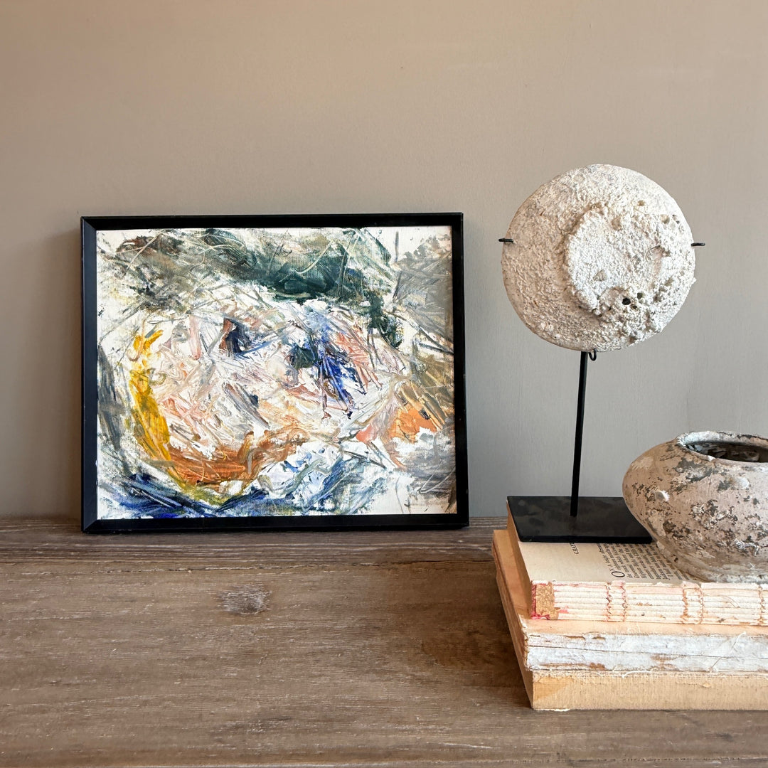 Original Felix Robins Abstract Oil Painting | Billancourt