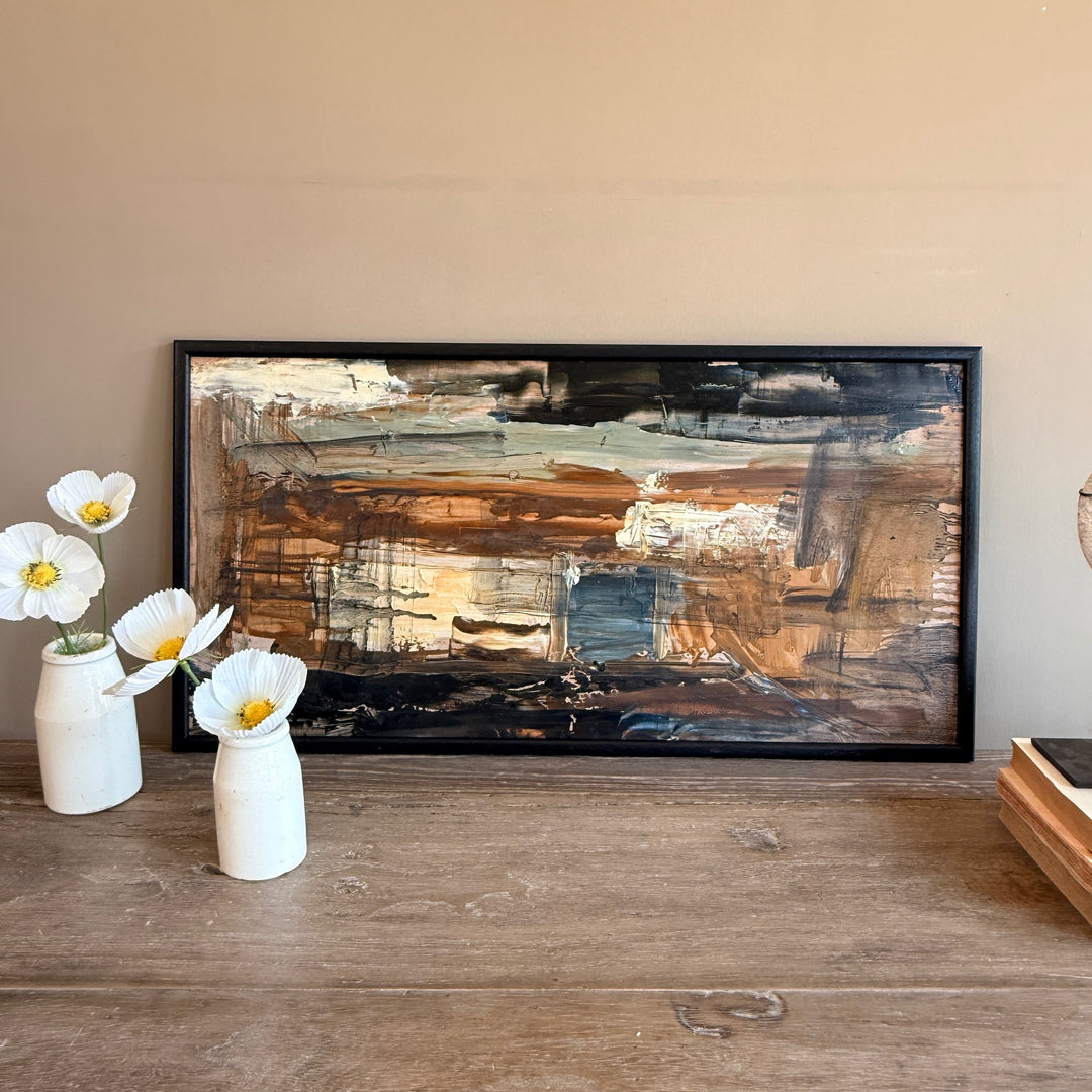 Original Felix Robins Abstract Oil Painting | Cannes
