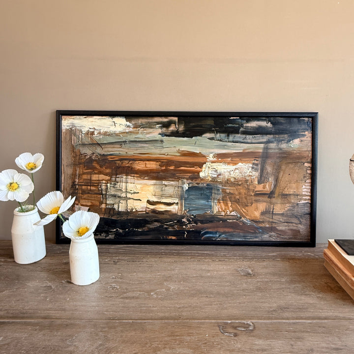 Original Felix Robins Abstract Oil Painting | Cannes