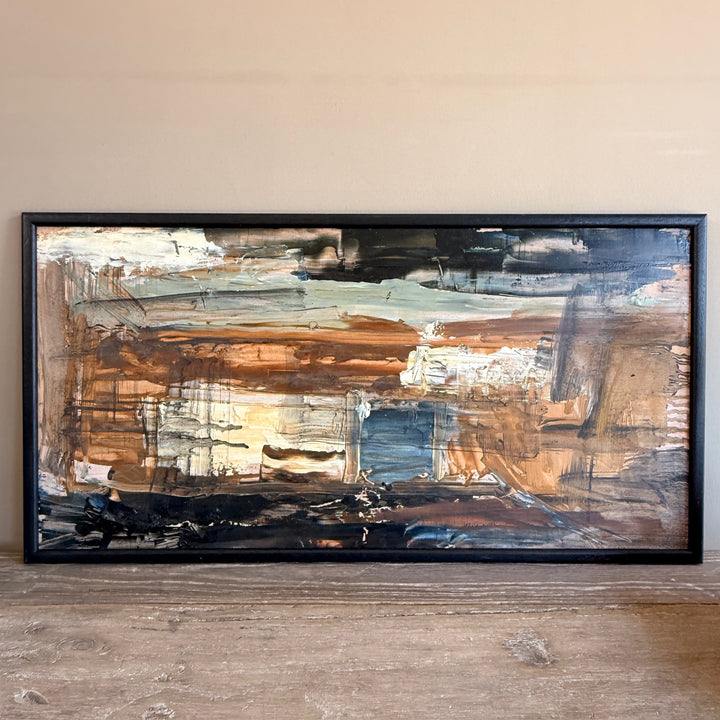 Original Felix Robins Abstract Oil Painting | Cannes