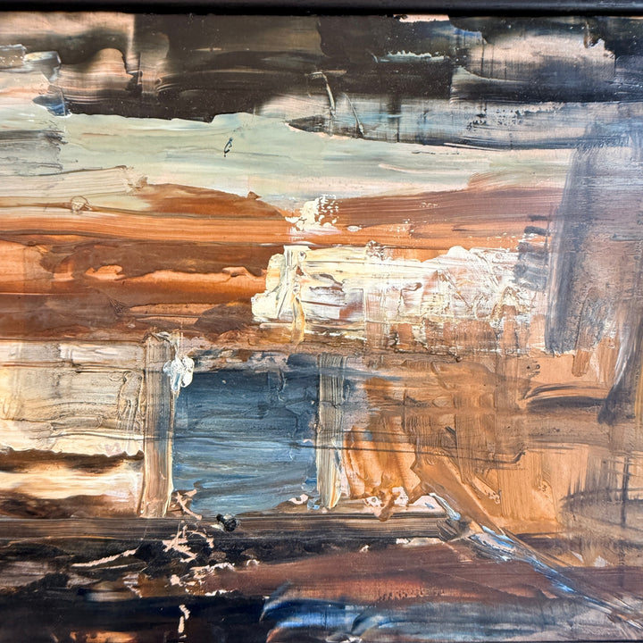 Original Felix Robins Abstract Oil Painting | Cannes