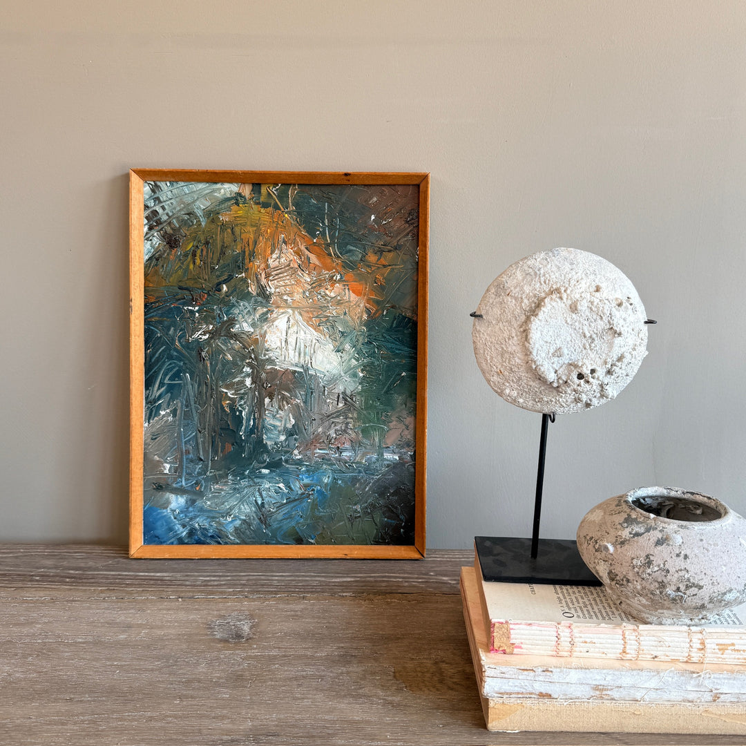 Original Felix Robins Abstract Oil Painting | Lyon
