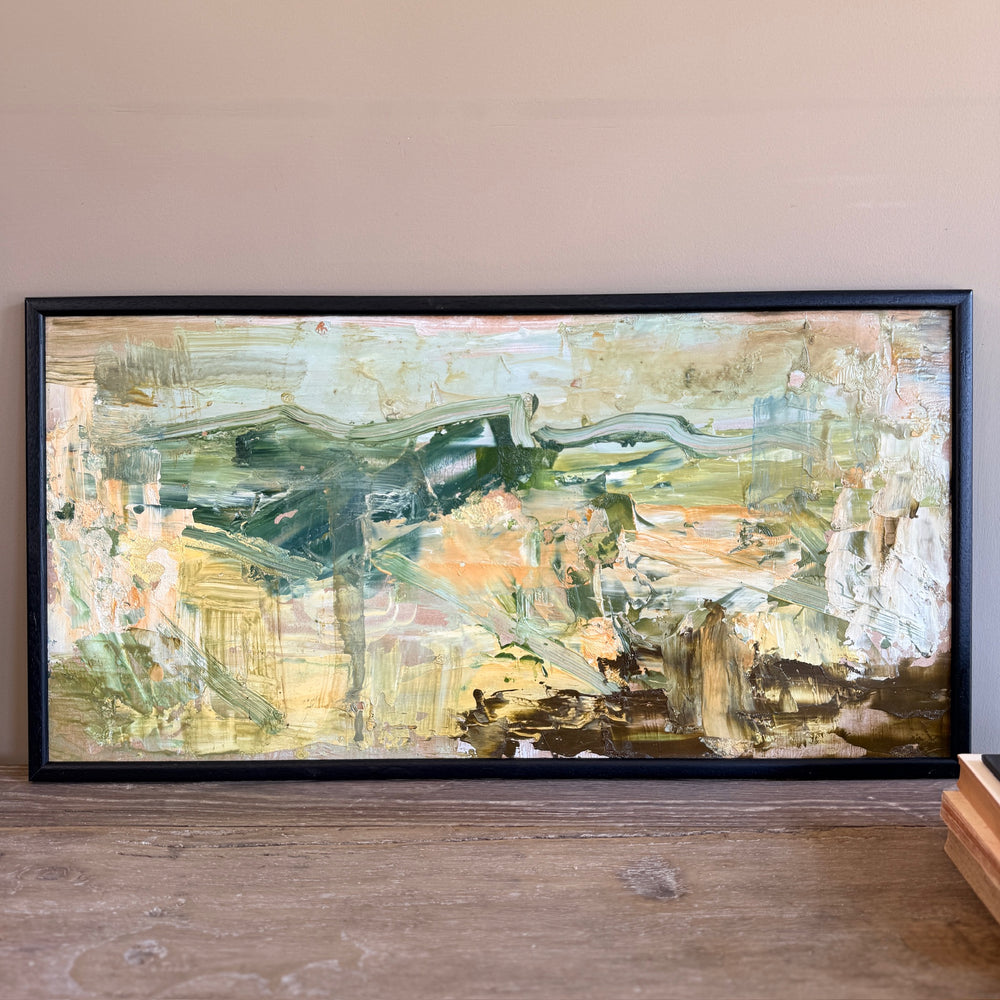 Original Felix Robins Abstract Oil Painting | Provence