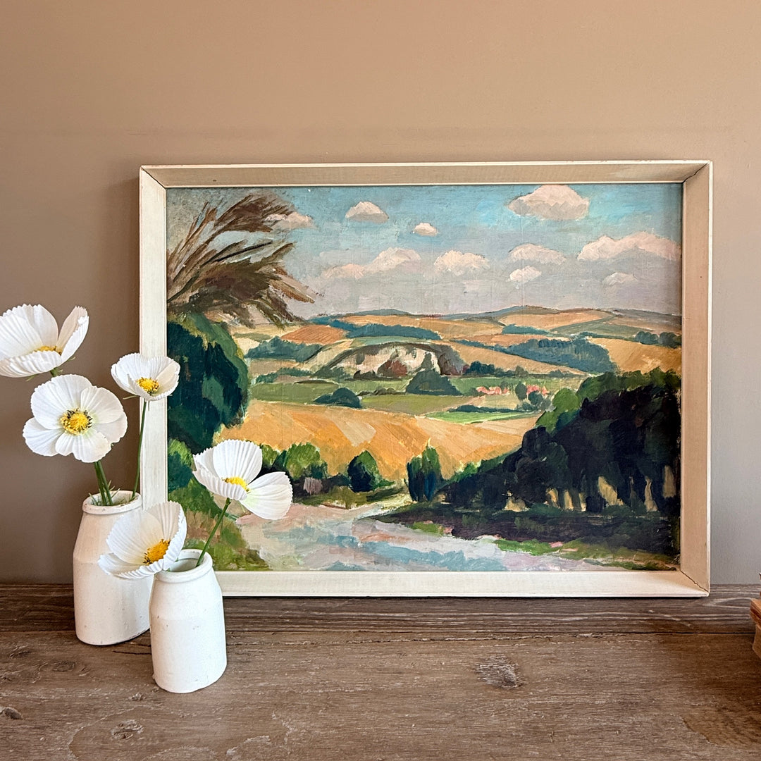 Original Owen Rowley French Landscape Oil painting | St Germain