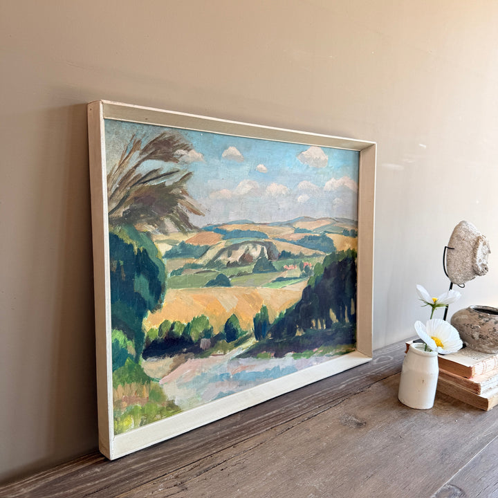 Original Owen Rowley French Landscape Oil painting | St Germain