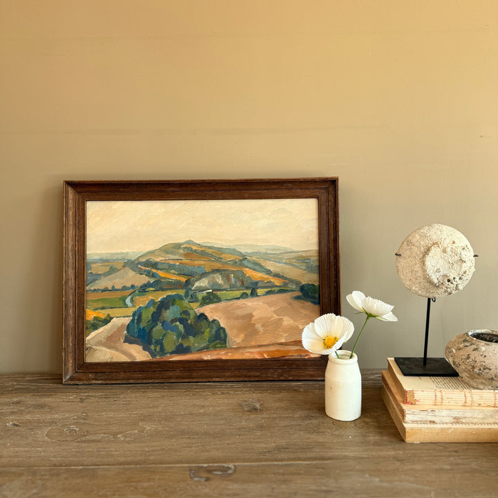 Original Vintage Owen Rowley Oil Painting | Antibes