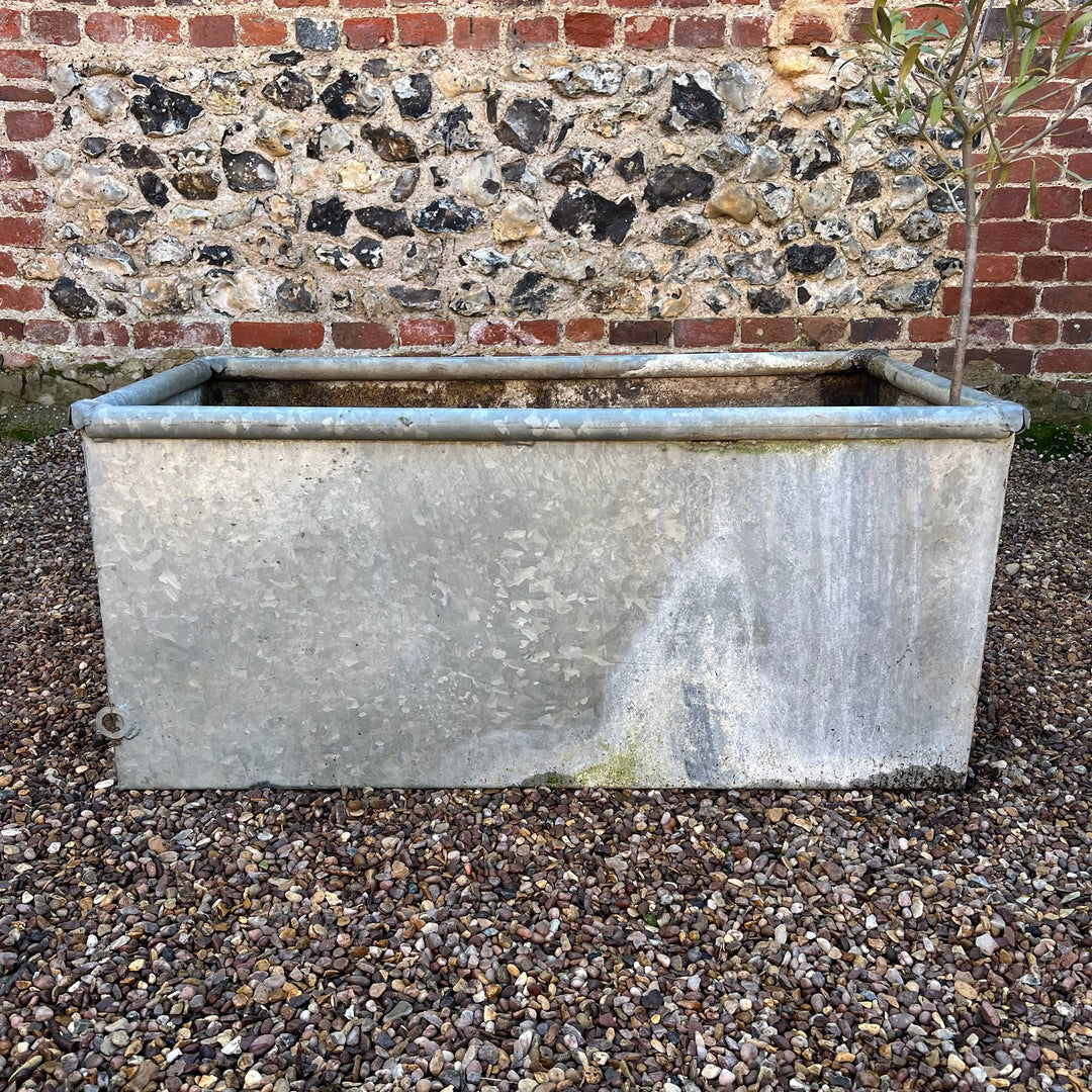 Pair of vintage water troughs 94cm x 40cm