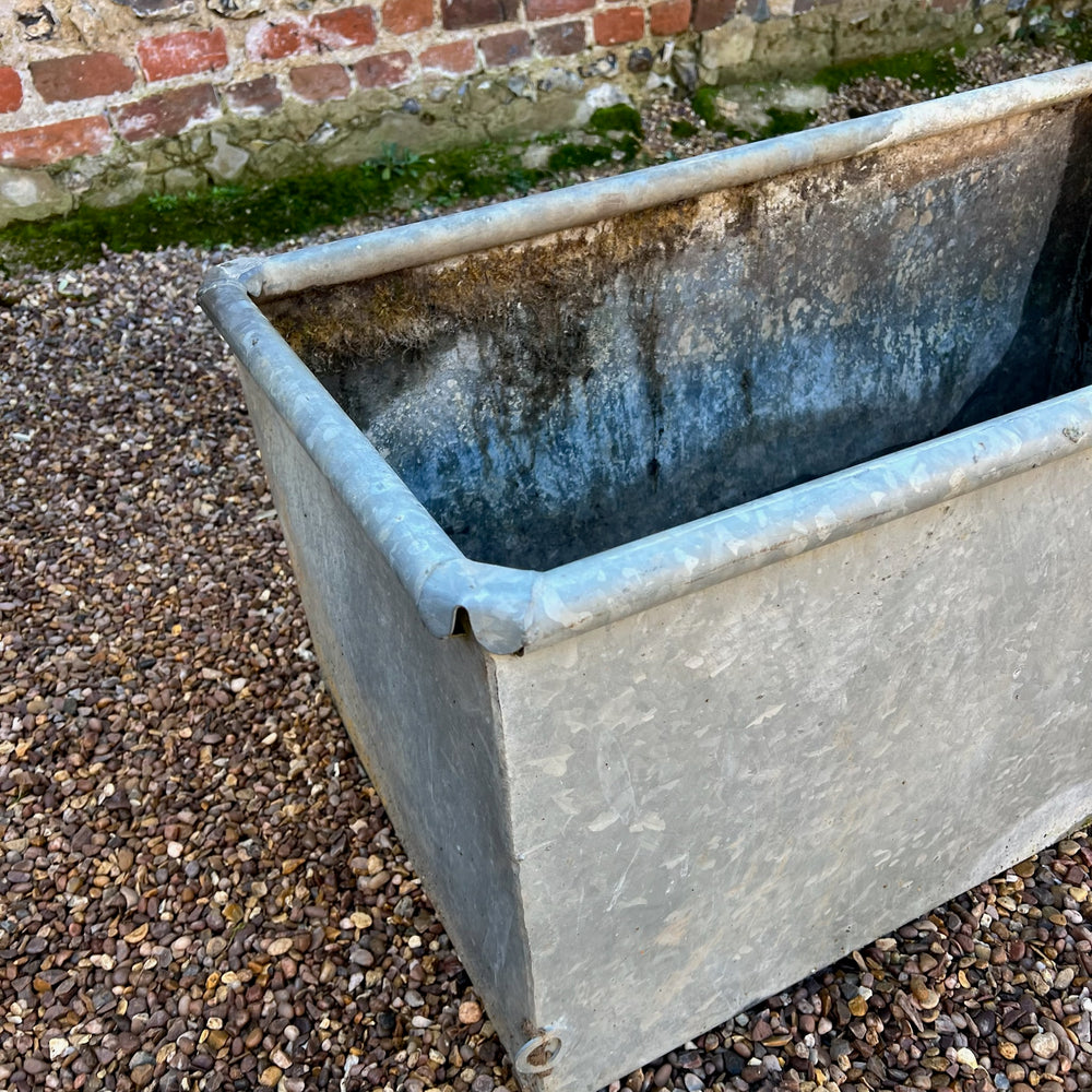 Pair of vintage water troughs 94cm x 40cm