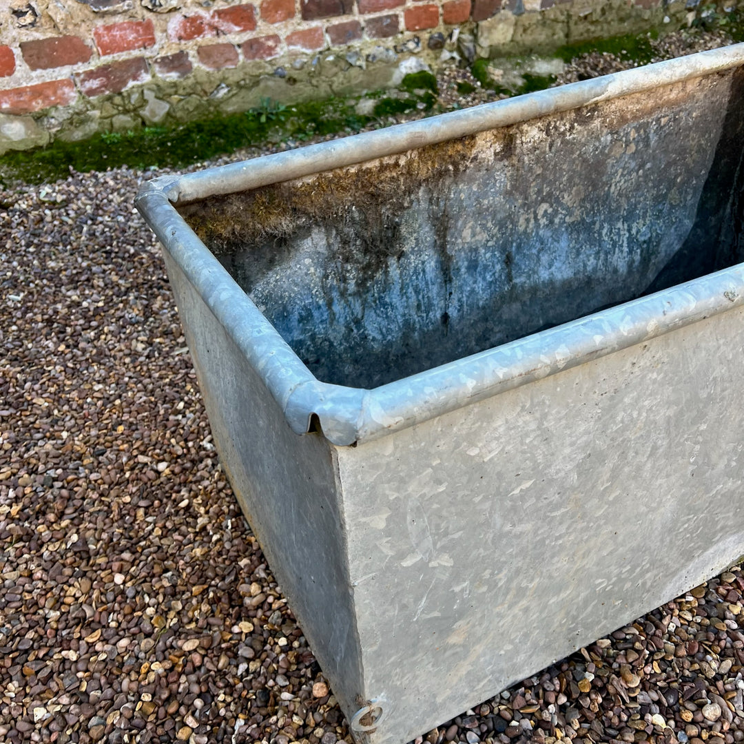 Pair of vintage water troughs 94cm x 40cm