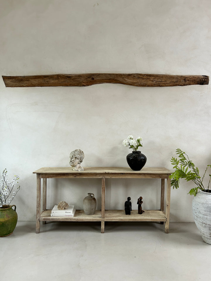 Pale Wood Rustic Console Table | Ashton