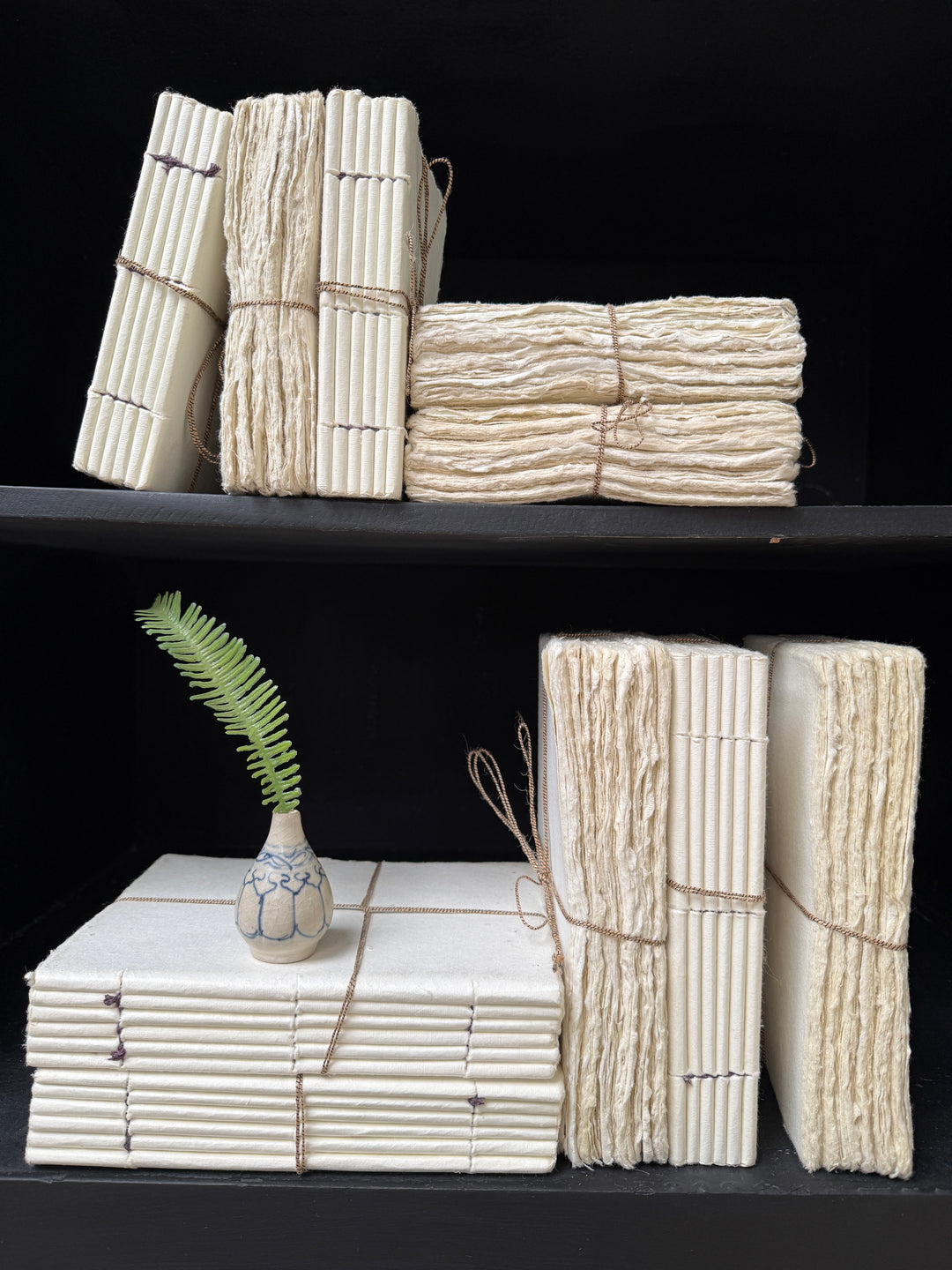 Parchement paper | Group of five decorative books