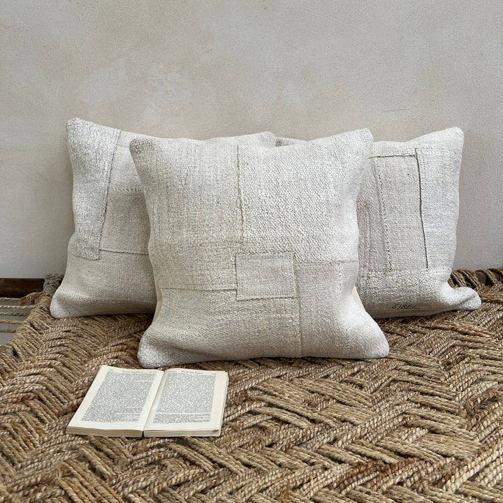 Patchwork vintage cushion stone | Sibel