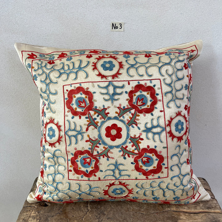 Persian Silk Hand Embroidered Cushion