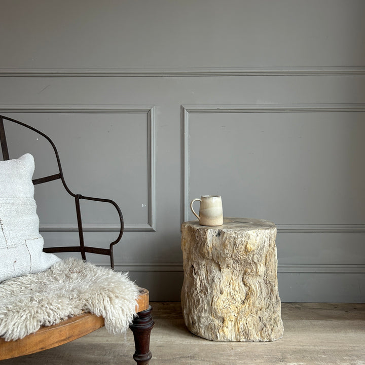 Petrified Wood Side Tables