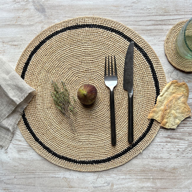 Rafia fine handwoven placemat