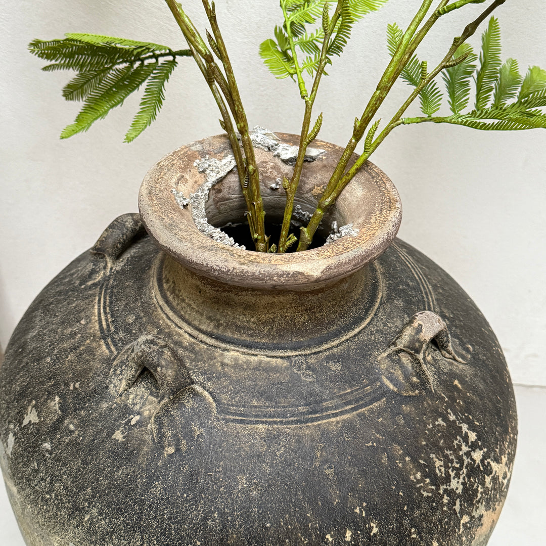 Rare Large Antique Sawankhalok Urn