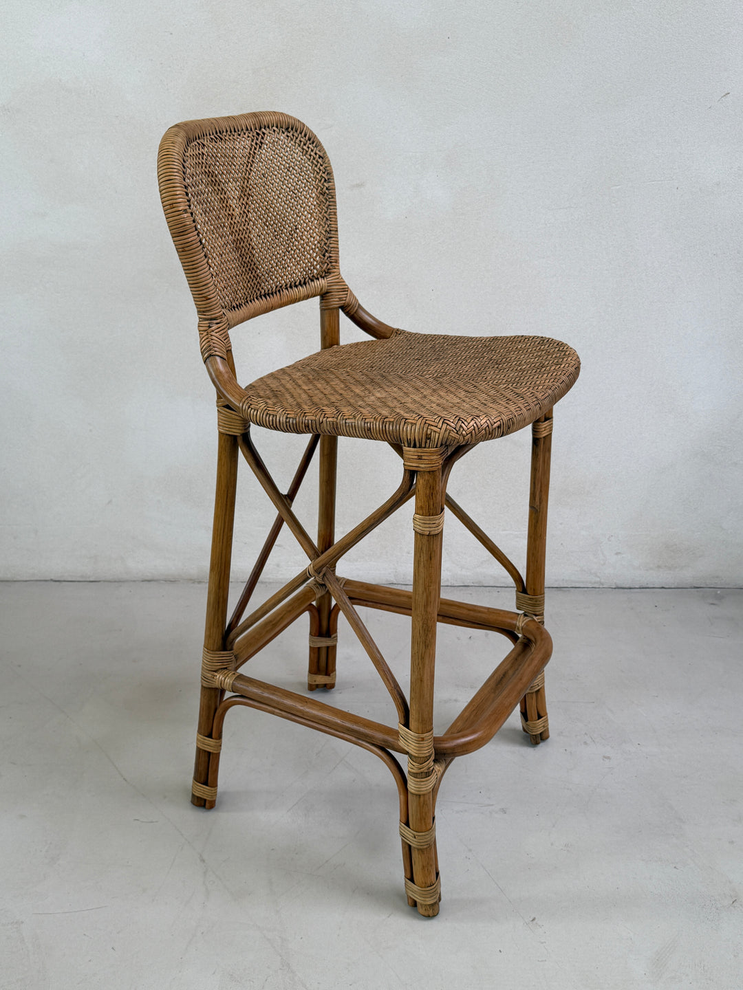 Rattan Bar Stool | Amelie