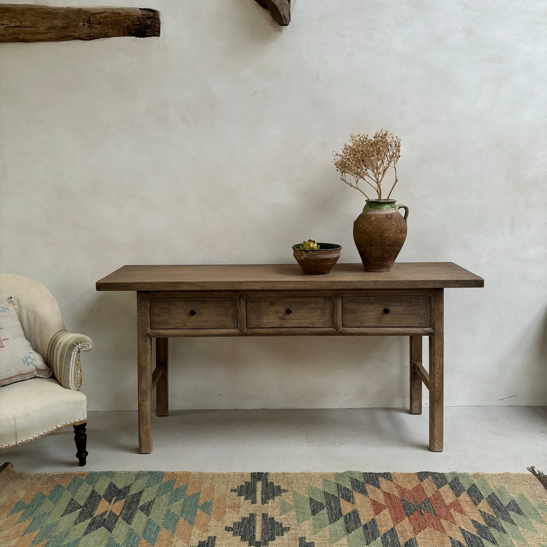 Reclaimed Elm Console Table | Medmenham