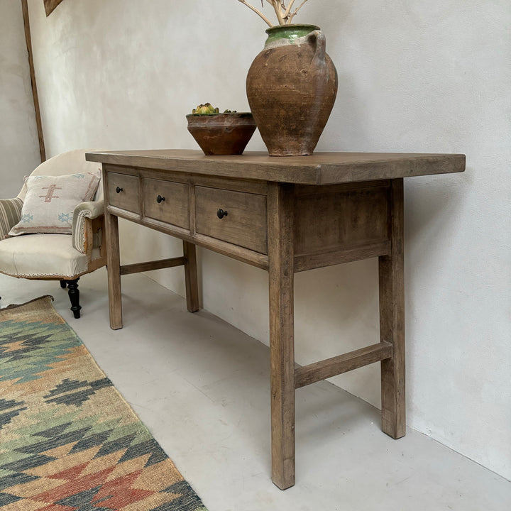 Reclaimed Elm Console Table | Medmenham