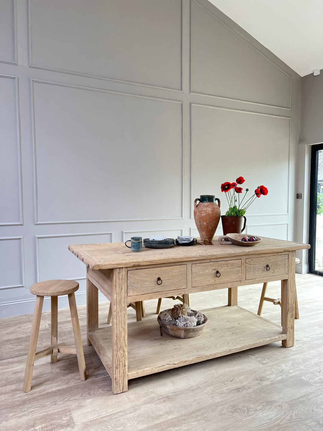 Reclaimed Kitchen Island Durham