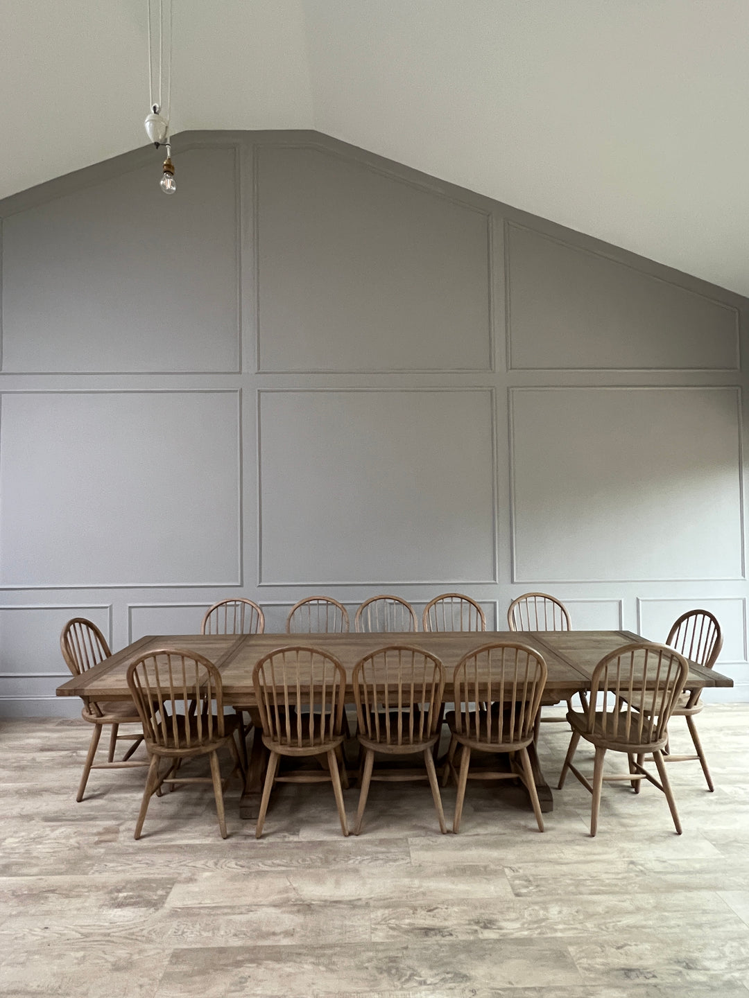 Reclaimed Oak Extending Dining Table