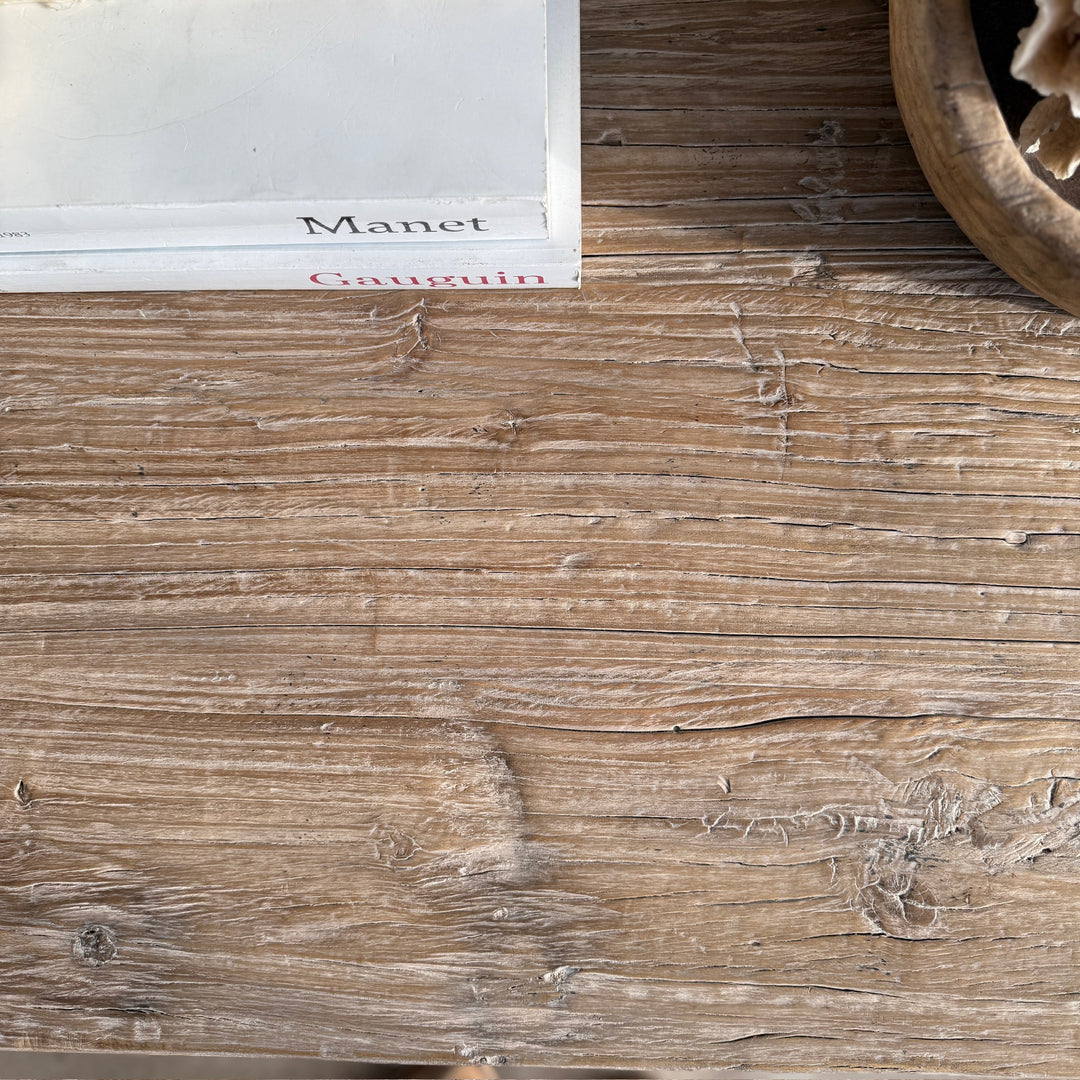 Reclaimed Rustic Elm Coffee Table | Cambridge