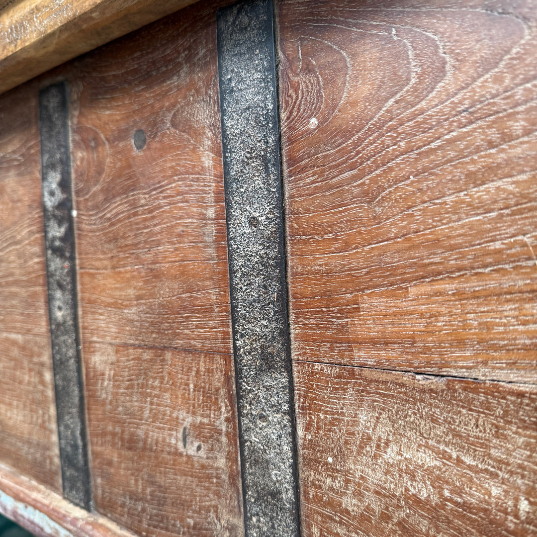 Reclaimed Teak Lift-Top Console Table | Heidi 