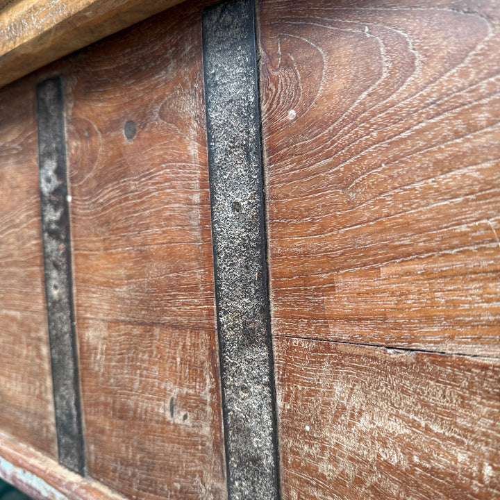 Reclaimed Teak Lift-Top Console Table | Heidi 