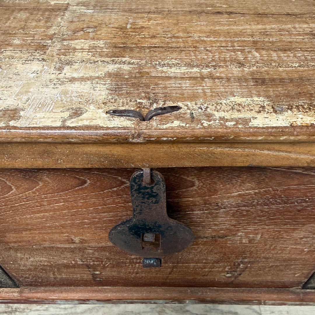 Reclaimed Teak Lift-Top Console Table | Heidi 
