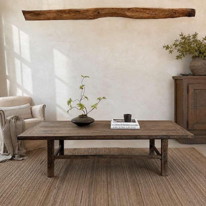 Reclaimed Wood Coffee Table | Large Rustic Coffee Table Taylor