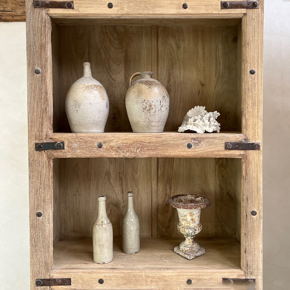 Reclaimed door shelving unit | Falmouth aperture detail