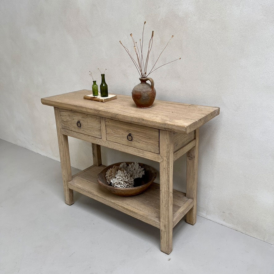 Reclaimed rustic console table | Bosbury