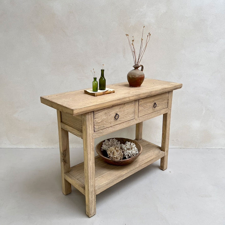 Reclaimed rustic console table | Bosbury