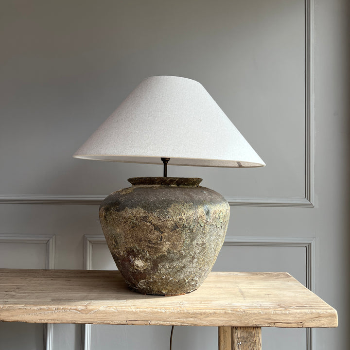 Rustic Glazed Table Lamp | Hetty