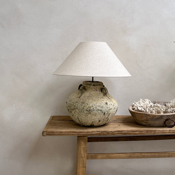 Rustic Aged Amphora Lamp