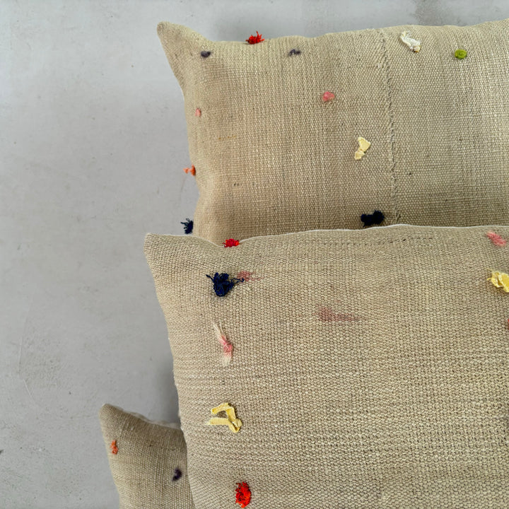 Rustic Antique Fabric Cushion | Bardot