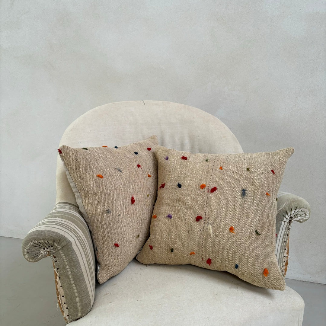 Rustic Antique Fabric Cushion | Ekland