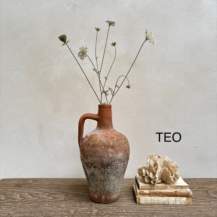 Rustic Antique Terracotta Amphoras
