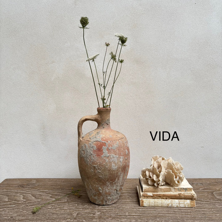 Rustic Antique Terracotta Amphoras