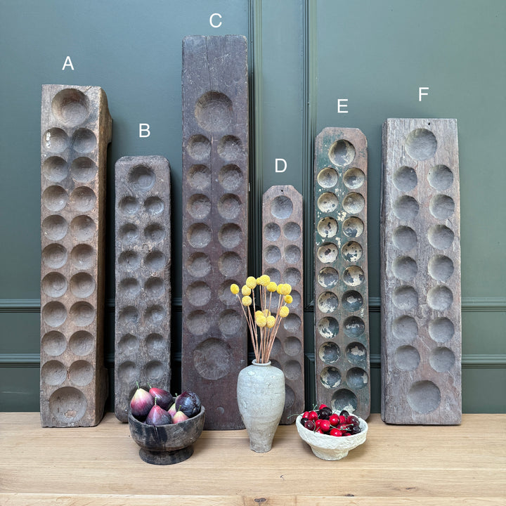Rustic Antique Wooden Spice Trays