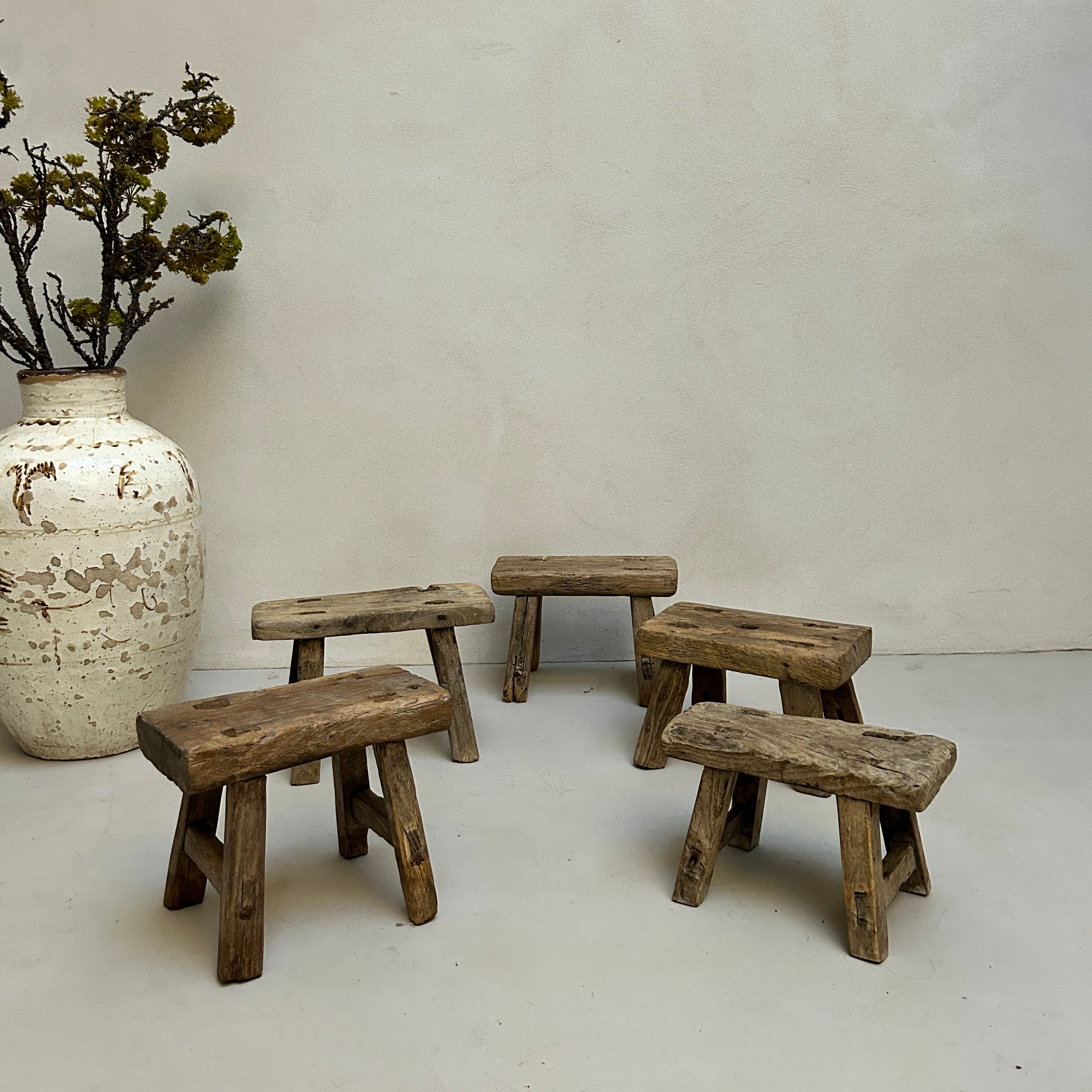Rustic Antique mini Stool – Home Barn