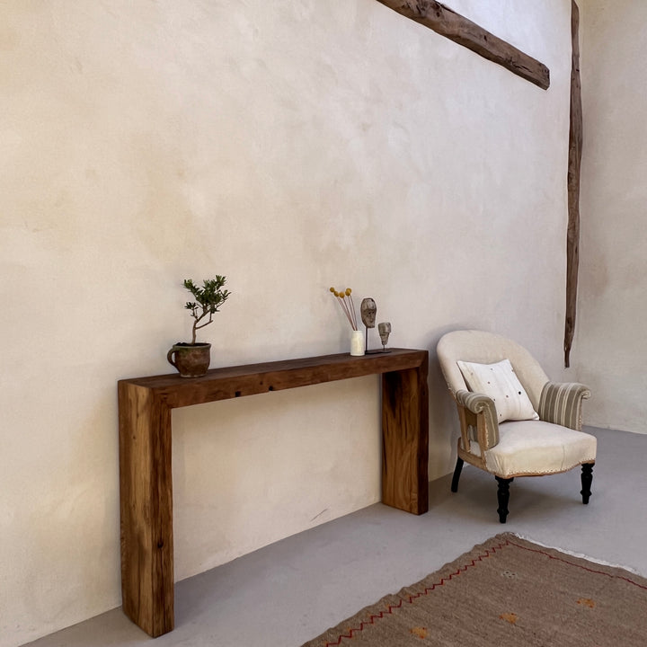 Rustic Barn Oak Console